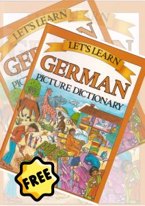 Rich Results on Google's SERP when searching for 'Lets Learn German Picture Dictionary Book'